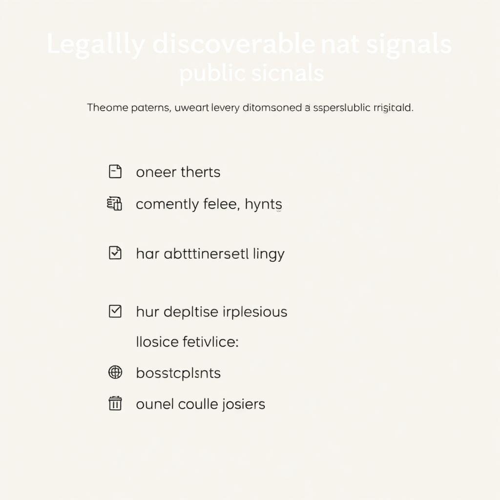 Checklist of six legally-discoverable public signals used to identify anonymous reviewers