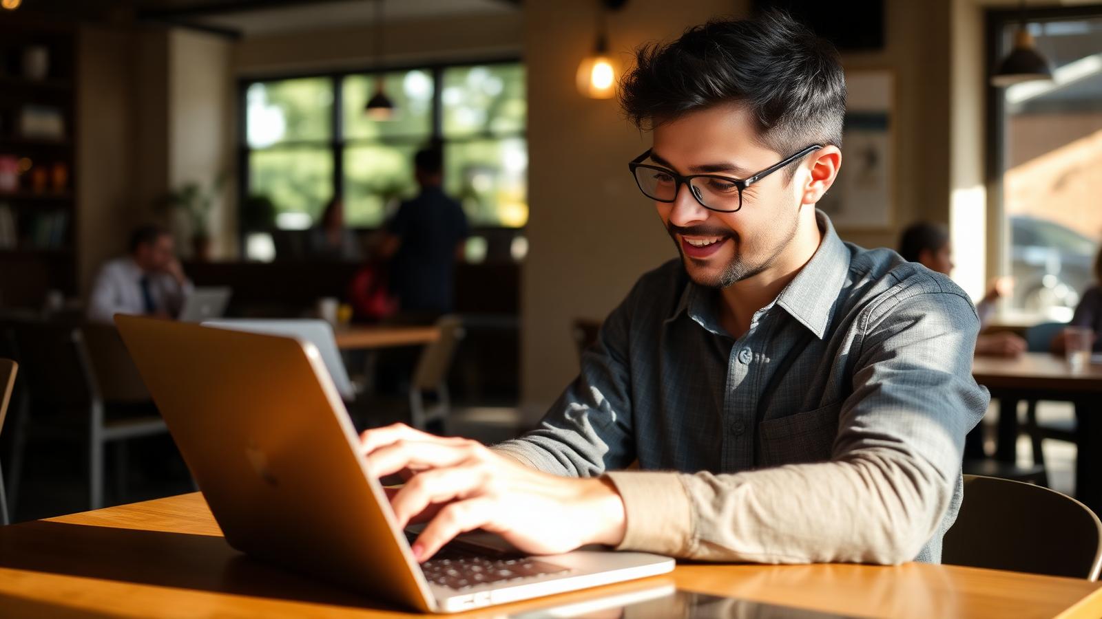 Business owner reviewing customer questions on a Google Business Profile Q&A section on a laptop